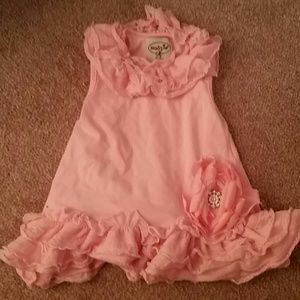 Pink Mud pie top 12-18 months
